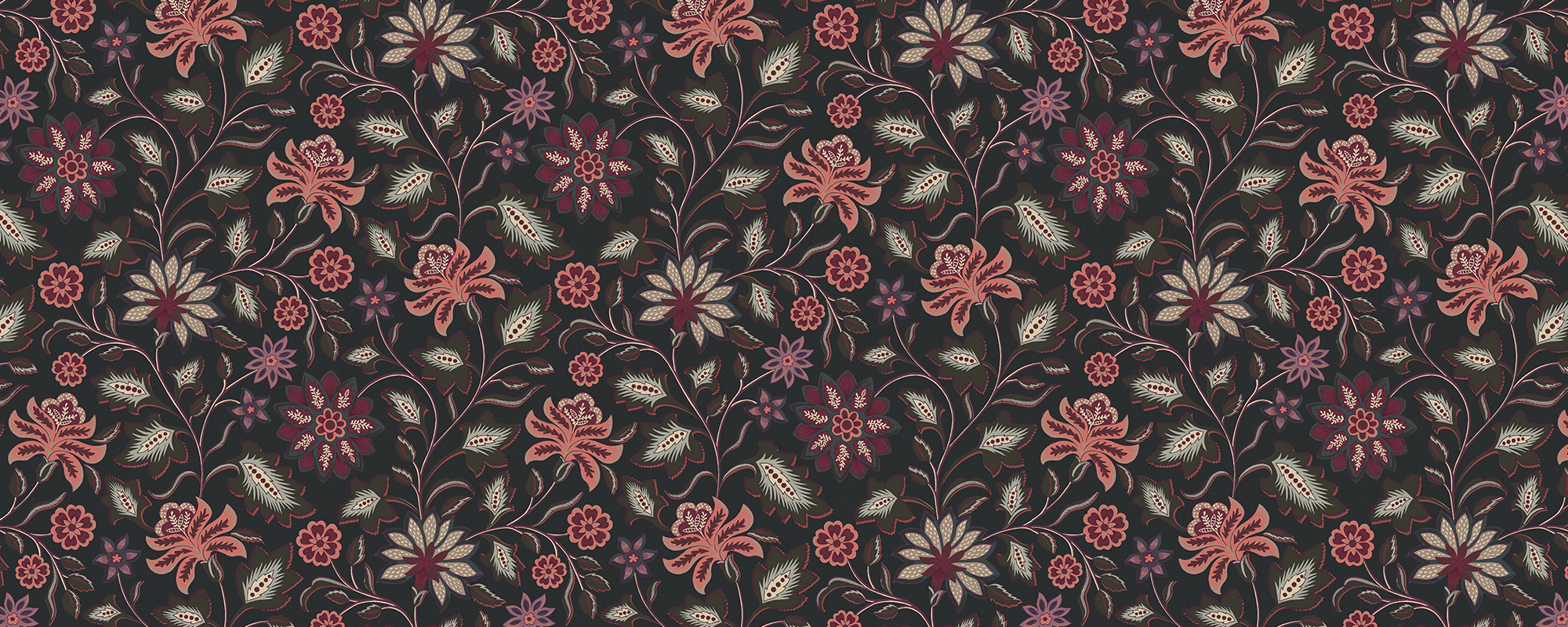 Traditional Indian-inspired wallpaper