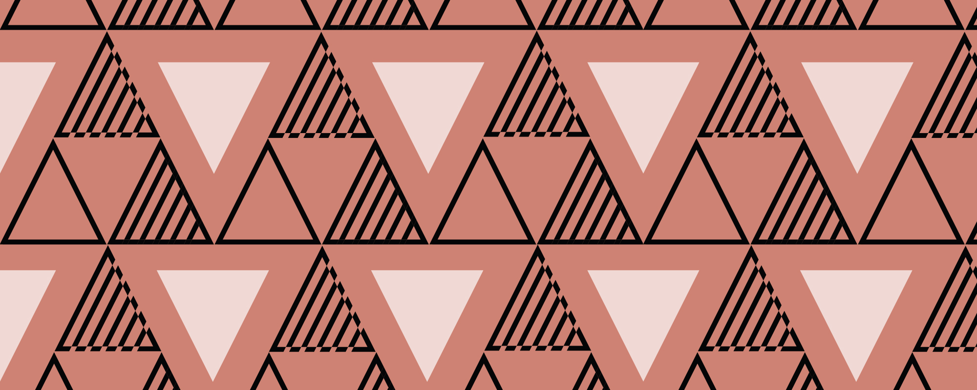Afro Triangle Pink wallpaper