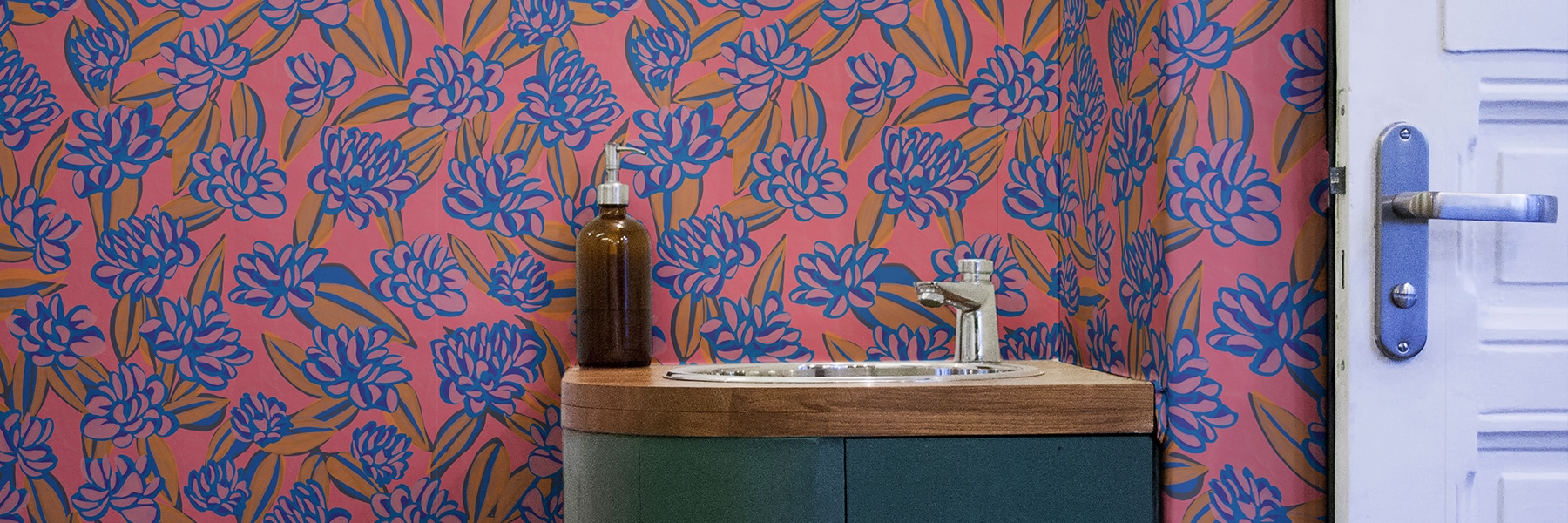 Papier peint et textile d'ameublement : Salle de bain