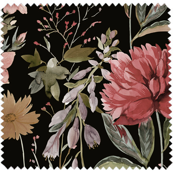 tissu ameublement motif floral