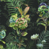 hydrangea trompe l&#39;oeil wallpaper
